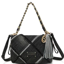 Tracolla IsabelLa Carrie 161M-BZ-444-CANBag cross nero